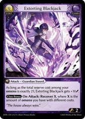 Extorting Blackjack (212) - Distorted Reflections Foil - The Grand Archivist