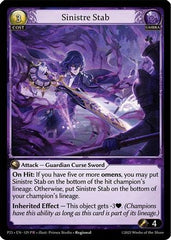 Sinistre Stab (129) - Promotional Cards Foil