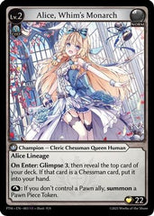 Alice, Whim's Monarch (003) - Phantom Monarchs Foil