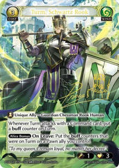 Turm, Schwartz Rook (CSR) (156) - Phantom Monarchs Foil