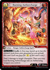 Burning Aethercharge (Curio Foil) (079) - Phantom Monarchs Foil