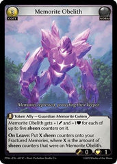 Memorite Obelith (Curio Foil) (047) - Phantom Monarchs Foil