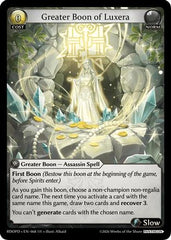 Greater Boon of Luxera (068) - Radiant Origins Pantheon