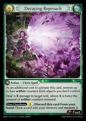 Decaying Reproach (375) - Radiant Origins Foil