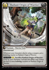 Radiant Origin of Warrior (124) - Radiant Origins Foil