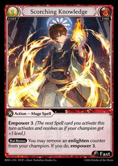Scorching Knowledge (199) - Radiant Origins Foil