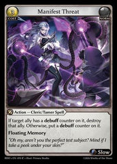 Manifest Threat (Curio Foil) (095) - Radiant Origins Foil