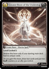 Greater Boon of the Underdog (013) - Radiant Origins Pantheon