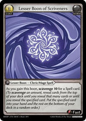 Lesser Boon of Scriveners (040) - Radiant Origins Pantheon