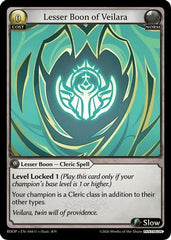 Lesser Boon of Veilara (044) - Radiant Origins Pantheon