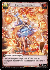 Fiery Interference (141) - Promotional Cards Foil