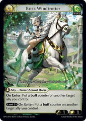 Brisk Windtrotter (003) - Supporter Pack 4 Foil