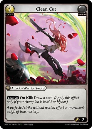 Clean Cut (075) - Dawn of Ashes 1st Edition - The Grand Archivist