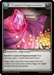 Crystal of Empowerment (030) - Dawn of Ashes 1st Edition Foil - The Grand Archivist