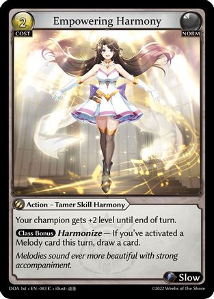 Empowering Harmony (083) - Dawn of Ashes 1st Edition Foil