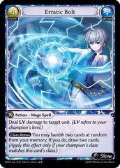 Erratic Bolt (244) - Dawn of Ashes 1st Edition Foil