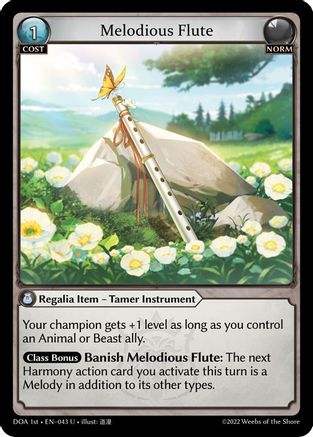 Melodious Flute (043) - Dawn of Ashes 1st Edition