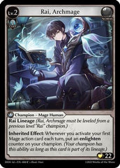 Rai, Archmage (008) - Dawn of Ashes 1st Edition Foil - The Grand Archivist