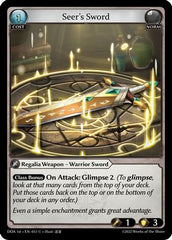 Seer's Sword (051) - Dawn of Ashes 1st Edition Foil - The Grand Archivist