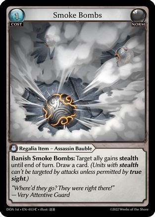 Smoke Bombs (053) - Dawn of Ashes 1st Edition