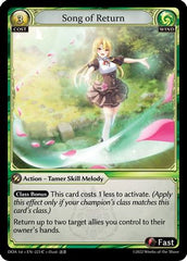 Song of Return (223) - Dawn of Ashes 1st Edition Foil