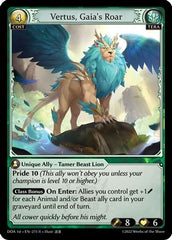 Vertus, Gaia's Roar (275) - Dawn of Ashes 1st Edition