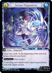 Arcane Disposition (240) - Dawn of Ashes Alter Edition Foil - The Grand Archivist