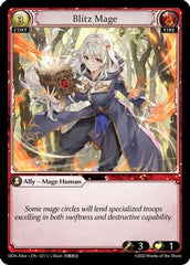 Blitz Mage (121) - Dawn of Ashes Alter Edition Foil - The Grand Archivist