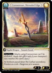 Carnwennan, Shrouded Edge (065) - Dawn of Ashes Alter Edition Foil - The Grand Archivist