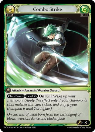Combo Strike (206) - Dawn of Ashes Alter Edition Foil - The Grand Archivist