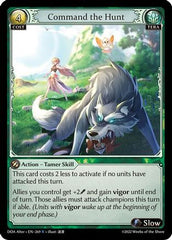 Command the Hunt (269) - Dawn of Ashes Alter Edition Foil - The Grand Archivist