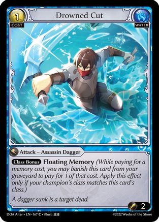 Drowned Cut (167) - Dawn of Ashes Alter Edition - The Grand Archivist