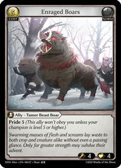 Enraged Boars (084) - Dawn of Ashes Alter Edition Foil - The Grand Archivist