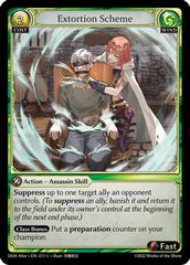 Extortion Scheme (211) - Dawn of Ashes Alter Edition - The Grand Archivist