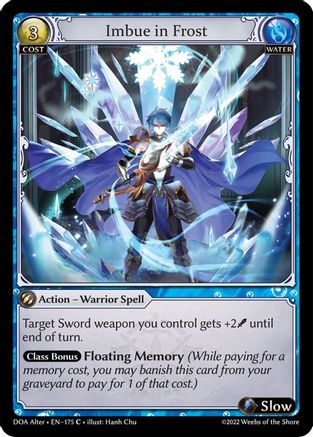 Imbue in Frost (175) - Dawn of Ashes Alter Edition