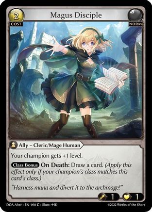 Magus Disciple (098) - Dawn of Ashes Alter Edition