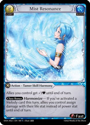 Mist Resonance (180) - Dawn of Ashes Alter Edition - The Grand Archivist