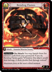 Rending Flames (151) - Dawn of Ashes Alter Edition Foil - The Grand Archivist