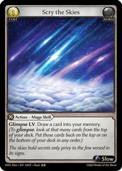 Scry the Skies (108) - Dawn of Ashes Alter Edition - The Grand Archivist