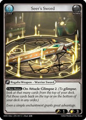 Seer's Sword (051) - Dawn of Ashes Alter Edition Foil