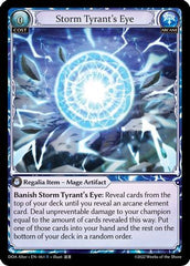 Storm Tyrant's Eye (061) - Dawn of Ashes Alter Edition Foil - The Grand Archivist