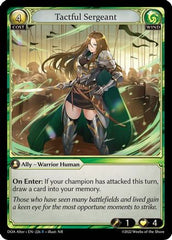 Tactful Sergeant (226) - Dawn of Ashes Alter Edition