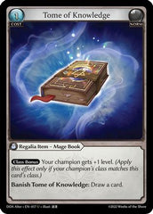 Tome of Knowledge (057) - Dawn of Ashes Alter Edition Foil