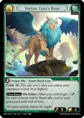 Vertus, Gaia's Roar (275) - Dawn of Ashes Alter Edition Foil - The Grand Archivist