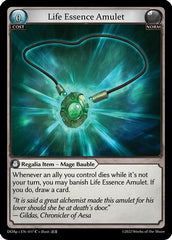 Life Essence Amulet (017) - Dawn of Ashes Prelude