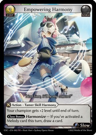 Empowering Harmony (002) - Region Exclusive Promotional Cards Foil