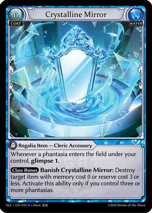 Crystalline Mirror (035) - Alchemical Revolution Foil - The Grand Archivist