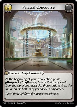 Palatial Concourse (067) - Alchemical Revolution Foil - The Grand Archivist