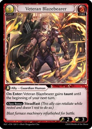 Veteran Blazebearer (120) - Alchemical Revolution Foil