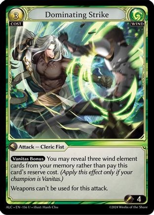 Dominating Strike (156) - Alchemical Revolution Foil